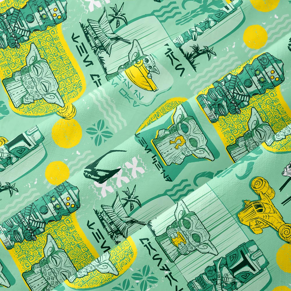 Chemise Hawaïenne à Poche - Tiki Hawaïen Traditionnel Vert