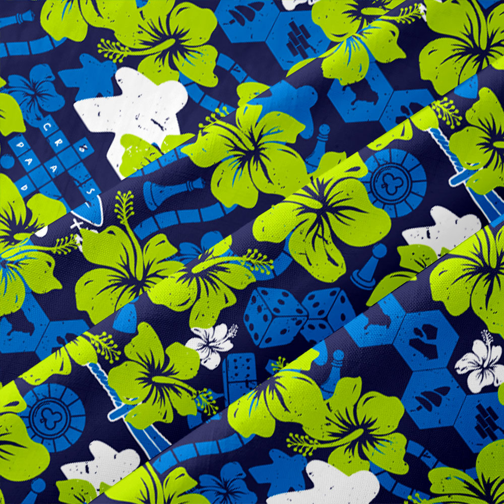 Chemise Hawaïenne à Poche - Hibiscus de Hawaii Jeu de Société