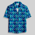 Chemise Hawaïenne à Poche - Cabine Téléphonique Bleue