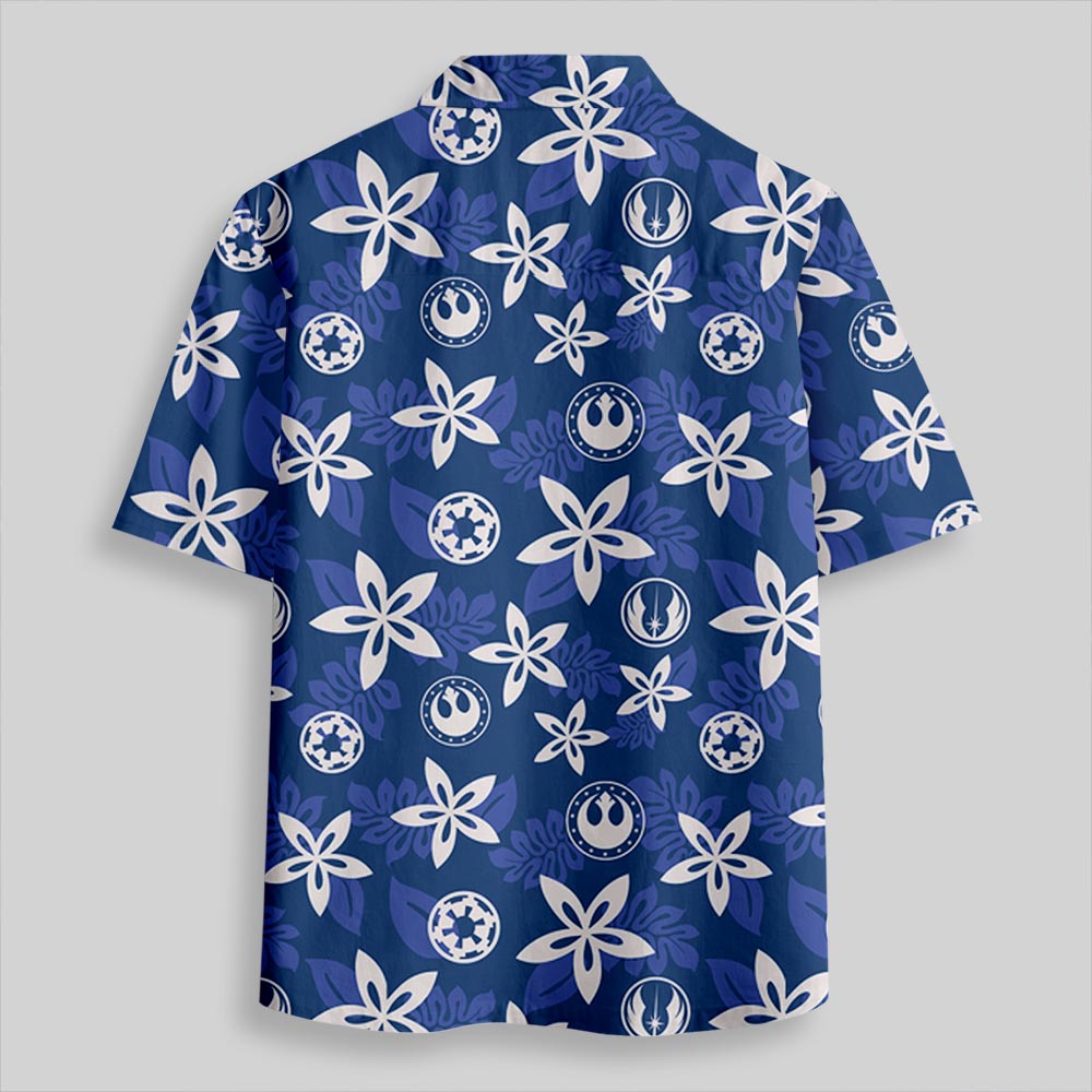 Chemise Hawaïenne à Poche - Rebelle et Empire Bleu