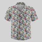 Chemise Hawaïenne à Poche - Jeu Rétro Arcade