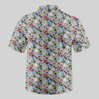 Chemise Hawaïenne à Poche - Jeu Rétro Arcade