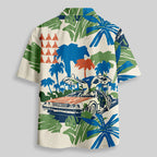 Chemise Hawaïenne à Poche - En Route vers le Futur