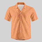 Chemise Hawaïenne à Poche - Carte Circuit Informatique Orange