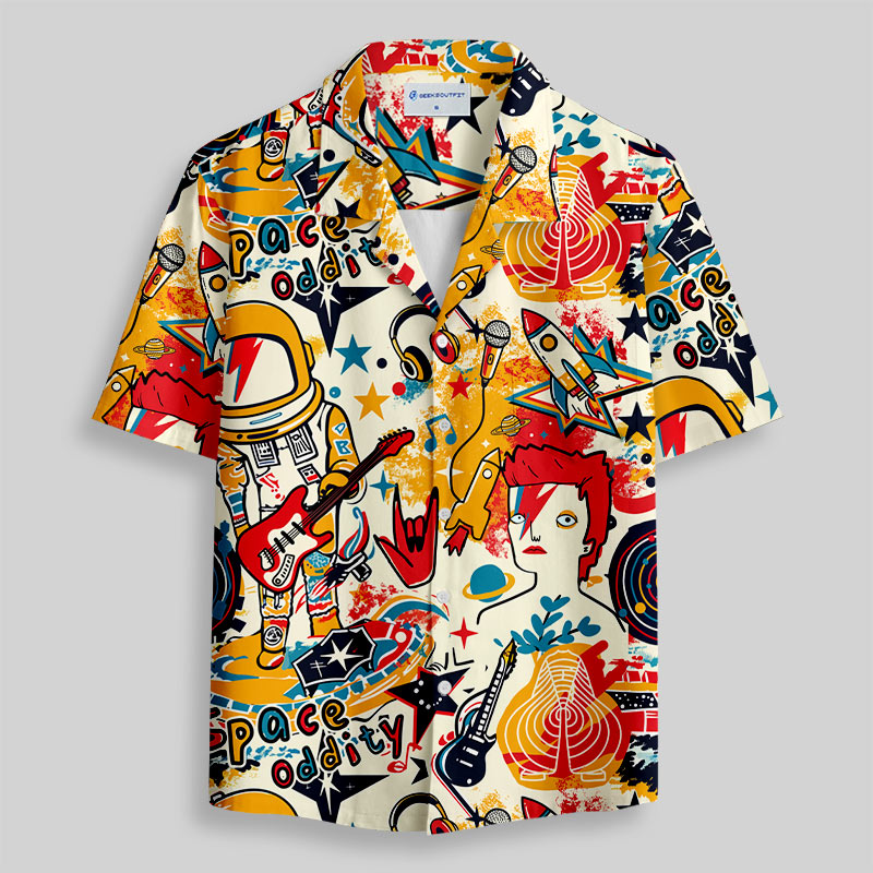 Chemise Hawaïenne à Poche - Étrangeté Spatiale