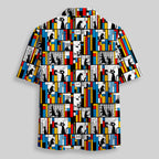 Chemise Hawaïenne à Poche - Chat de Bureau