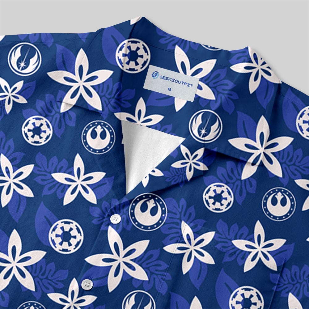 Chemise Hawaïenne à Poche - Rebelle et Empire Bleu