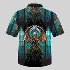 Chemise Hawaïenne à Poche - Église Gothique de Cthulhu