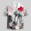 Chemise Hawaïenne à Poche - Marcheur à l'Encre