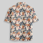 Chemise Hawaïenne à Poche - Capybara et Plantes Tropicales