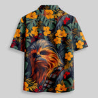 Chemise Hawaïenne à Poche - Chewie Fleurs et Arbres