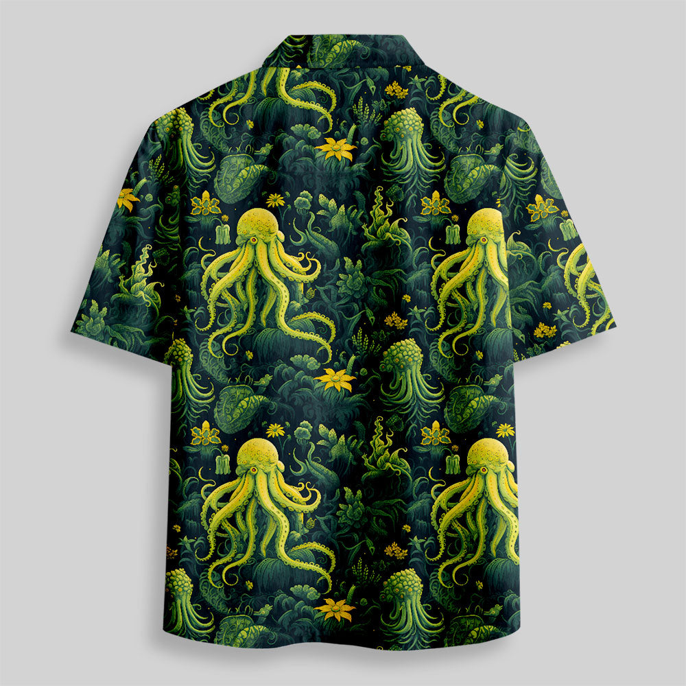 Chemise Hawaïenne à Poche - Cthulhu Le Mythe