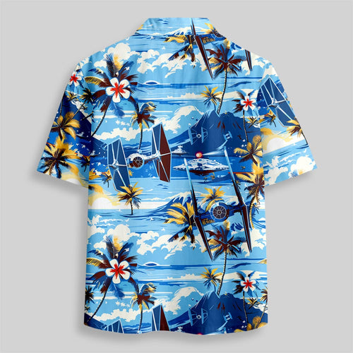 Chemise Hawaïenne à Poche - Chasseur TIE Plage de Hawaii