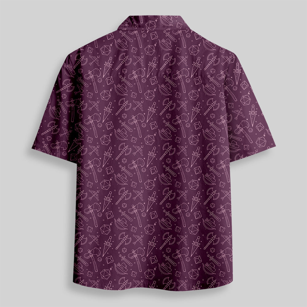 Chemise Hawaïenne à Poche - Armes Médiévales de JDR