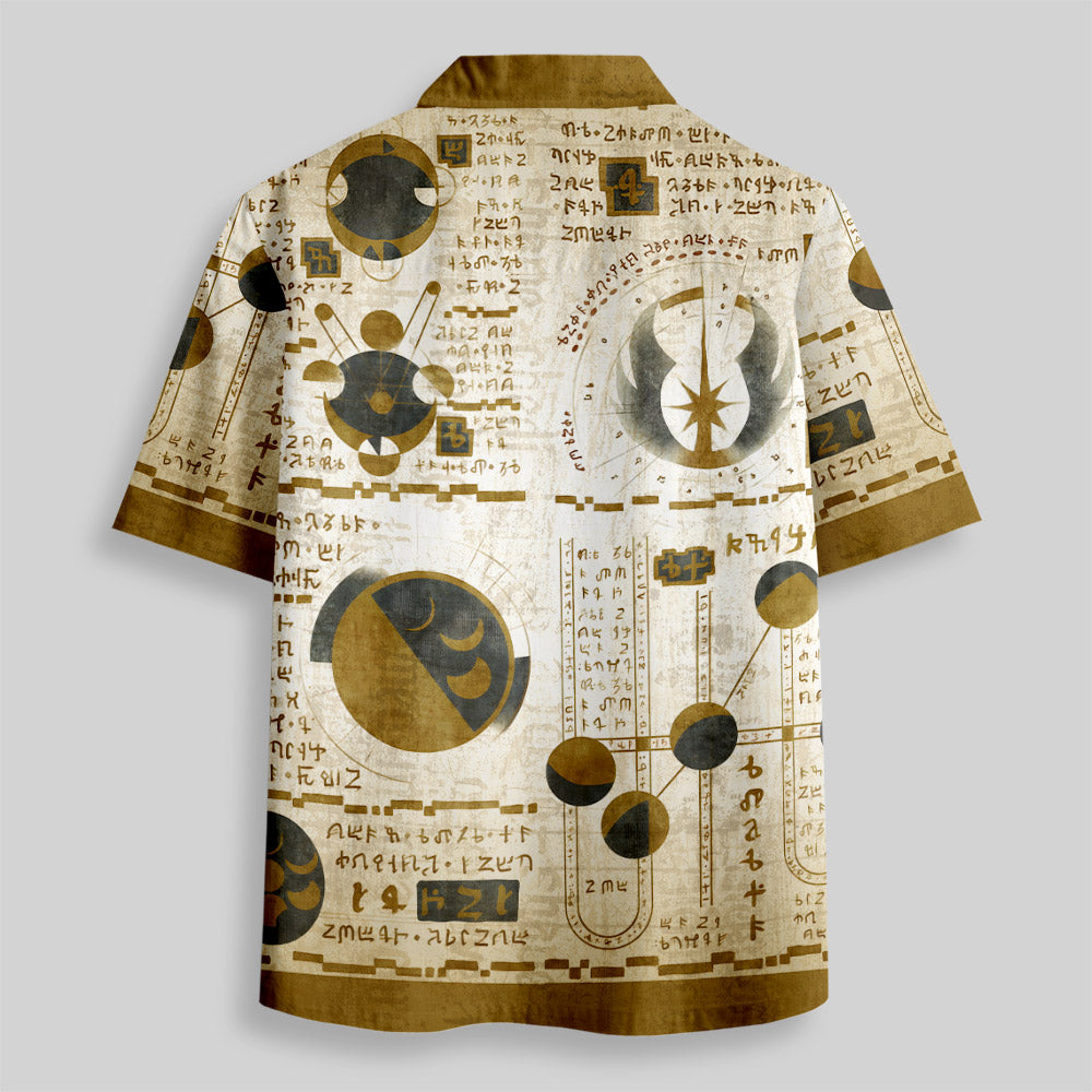 Chemise Hawaïenne à Poche - Texte Sacré des Jedi