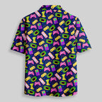 Chemise Hawaïenne à Poche - Manette de Jeu en Biscuit Sablé