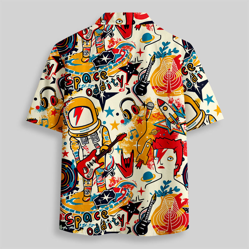 Chemise Hawaïenne à Poche - Étrangeté Spatiale