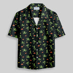 Chemise Hawaïenne à Poche - Bouffonneries Extraterrestres Noir
