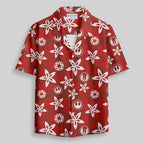 Chemise Hawaïenne à Poche - Rebelle et Empire Rouge