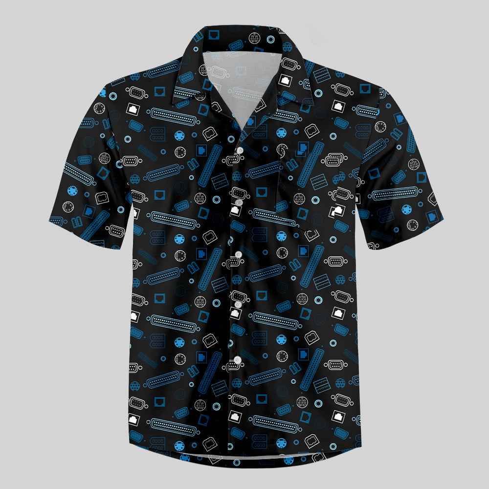 Chemise Hawaïenne à Poche - Connecteurs Informatiques