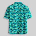 Chemise Hawaïenne à Poche - Avion Hawaïen Vert