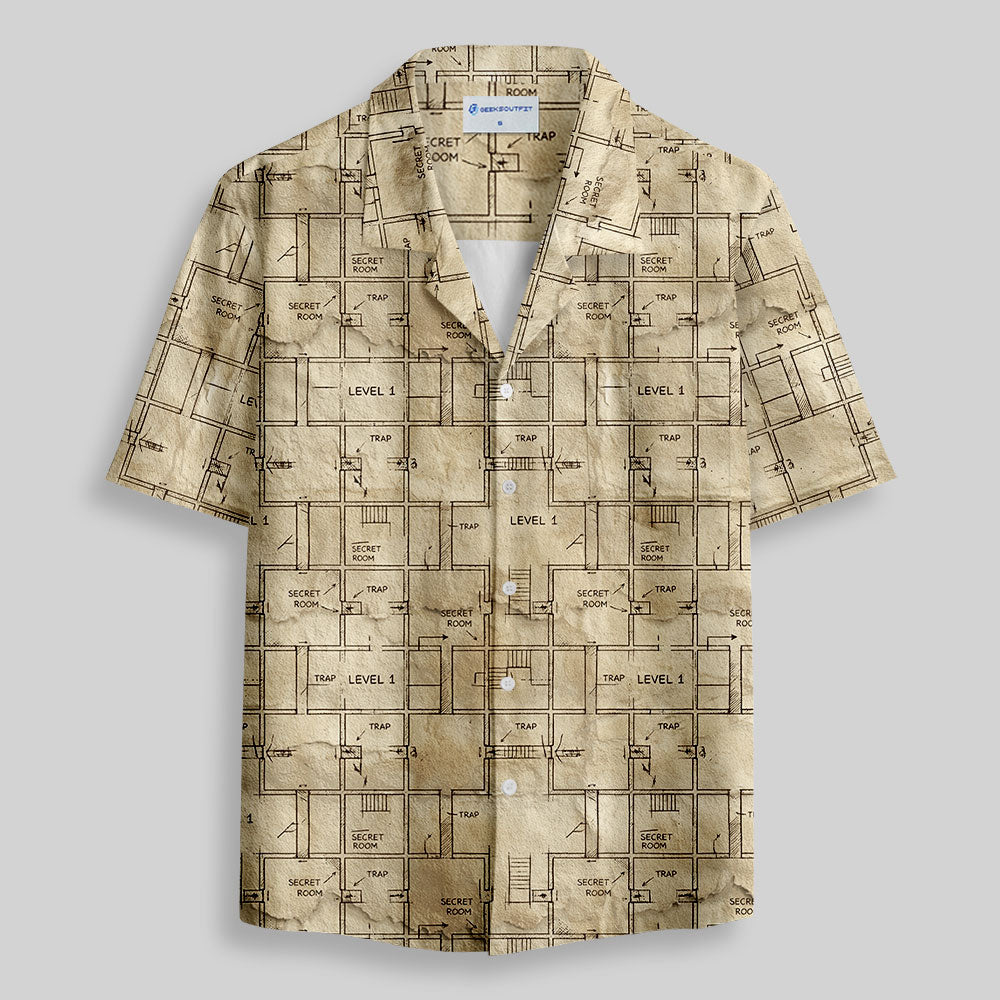Chemise Hawaïenne à Poche - Le Jeu de Donjon