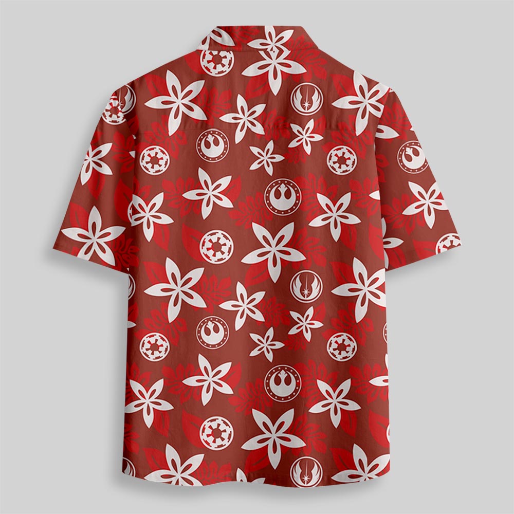 Chemise Hawaïenne à Poche - Rebelle et Empire Rouge
