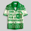 Chemise Hawaïenne à Poche - Ohh C'est l'Heure d'un Tableur Excel