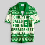 Chemise Hawaïenne à Poche - Ohh C'est l'Heure d'un Tableur Excel