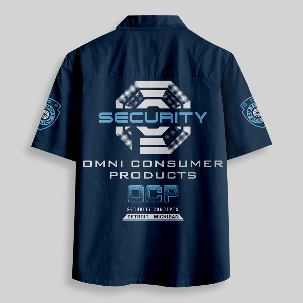 Chemise Hawaïenne à Poche - Uniforme de Sécurité OCP