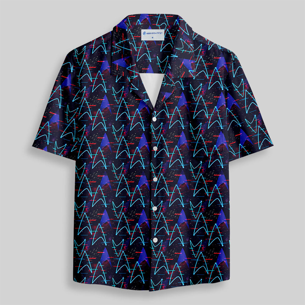 Chemise Hawaïenne à Poche - Icône Spatiale de Science-Fiction
