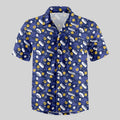Chemise Hawaïenne à Poche - Aventure de Blocs Pixel