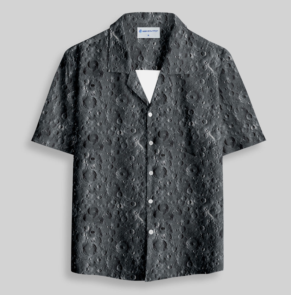 Chemise Hawaïenne à Poche - Surface Lunaire