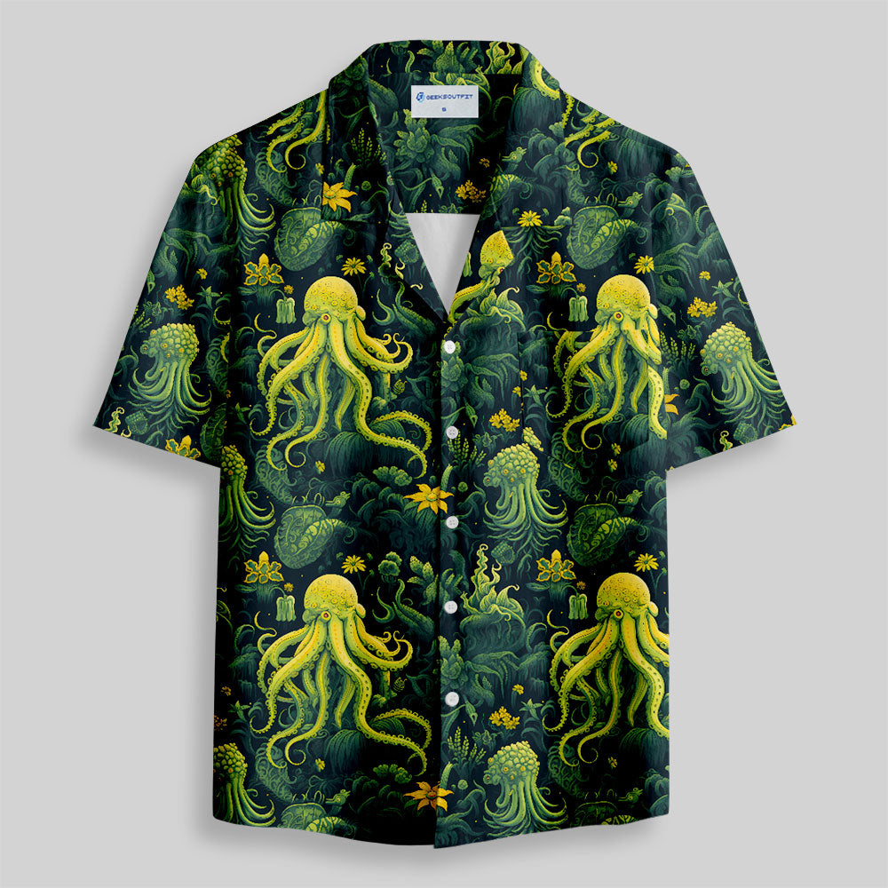 Chemise Hawaïenne à Poche - Cthulhu Le Mythe