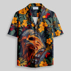 Chemise Hawaïenne à Poche - Chewie Fleurs et Arbres