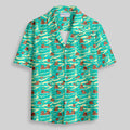 Chemise Hawaïenne à Poche - Capybara Nageur