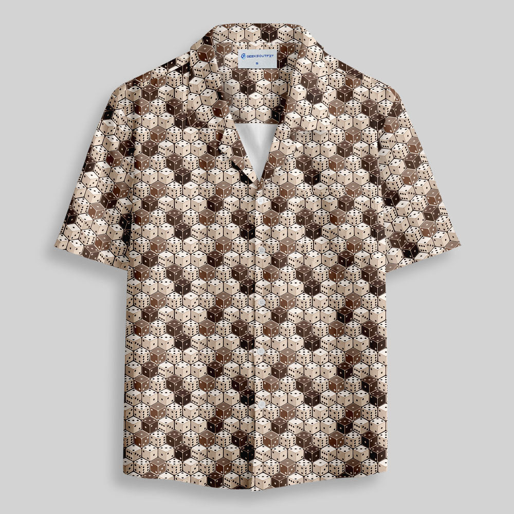 Chemise Hawaïenne à Poche - Carte Médiévale de Science-Fiction (Variante)