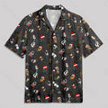 Chemise Hawaïenne à Poche - Chat au Sabre Laser de Noël