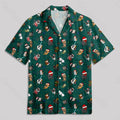 Chemise Hawaïenne à Poche - Chat au Sabre Laser de Noël Deux