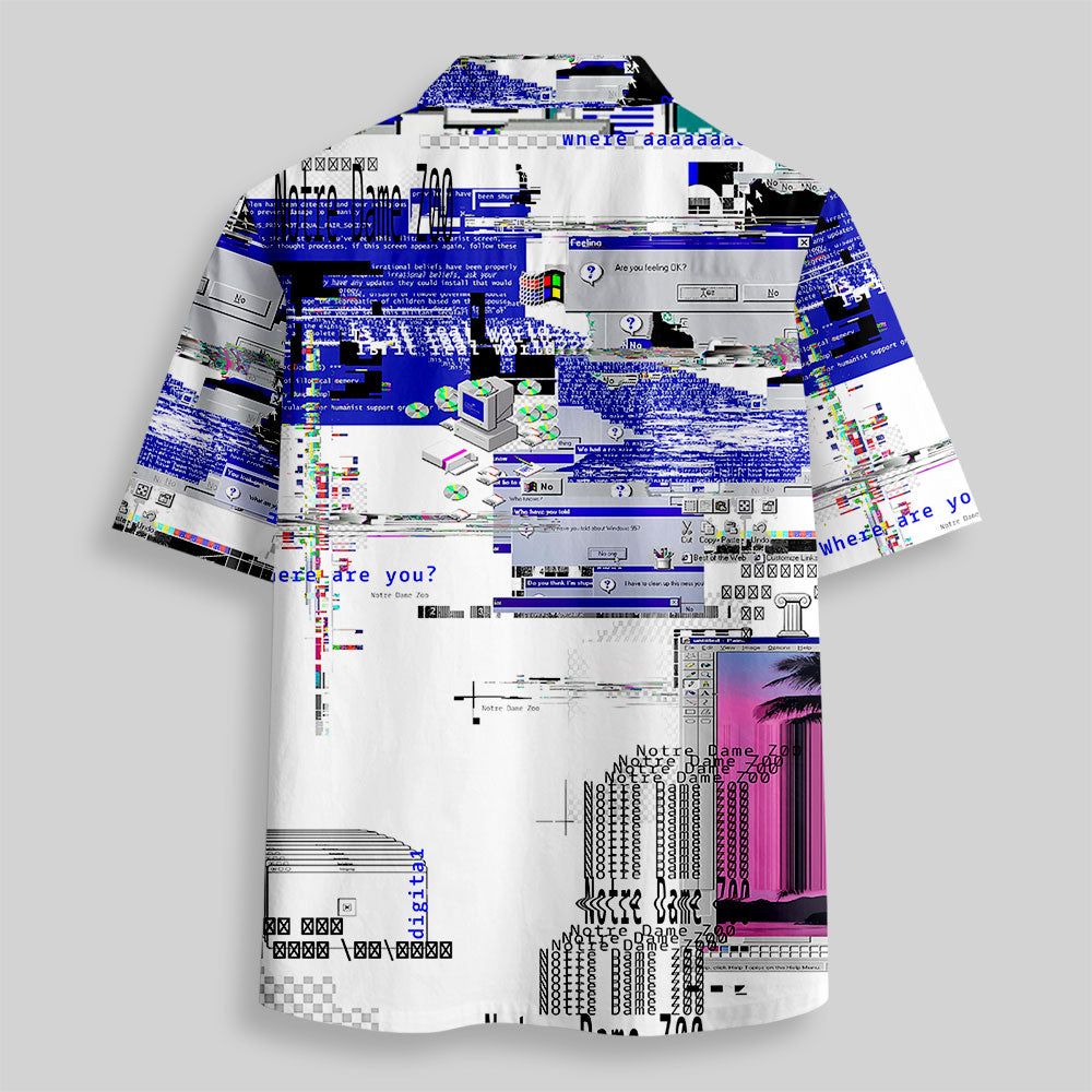 Chemise Hawaïenne à Poche - Panne de Windows
