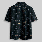 Chemise Hawaïenne à Poche - Carte de la Guerre Spatiale