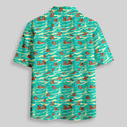 Chemise Hawaïenne à Poche - Capybara Nageur