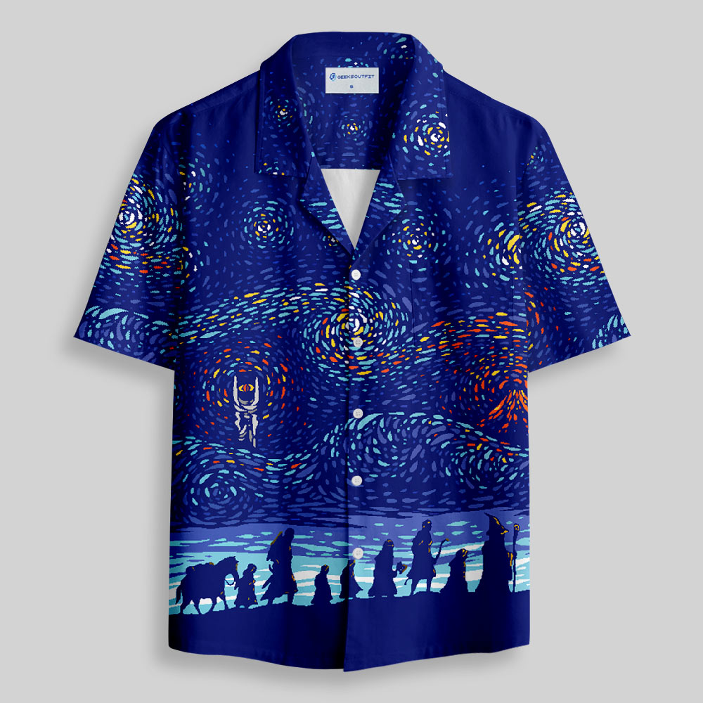 Chemise Hawaïenne à Poche - Club de Randonnée de la Nuit Étoilée