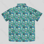 Chemise Hawaïenne à Poche - Manettes de Joueur Vert