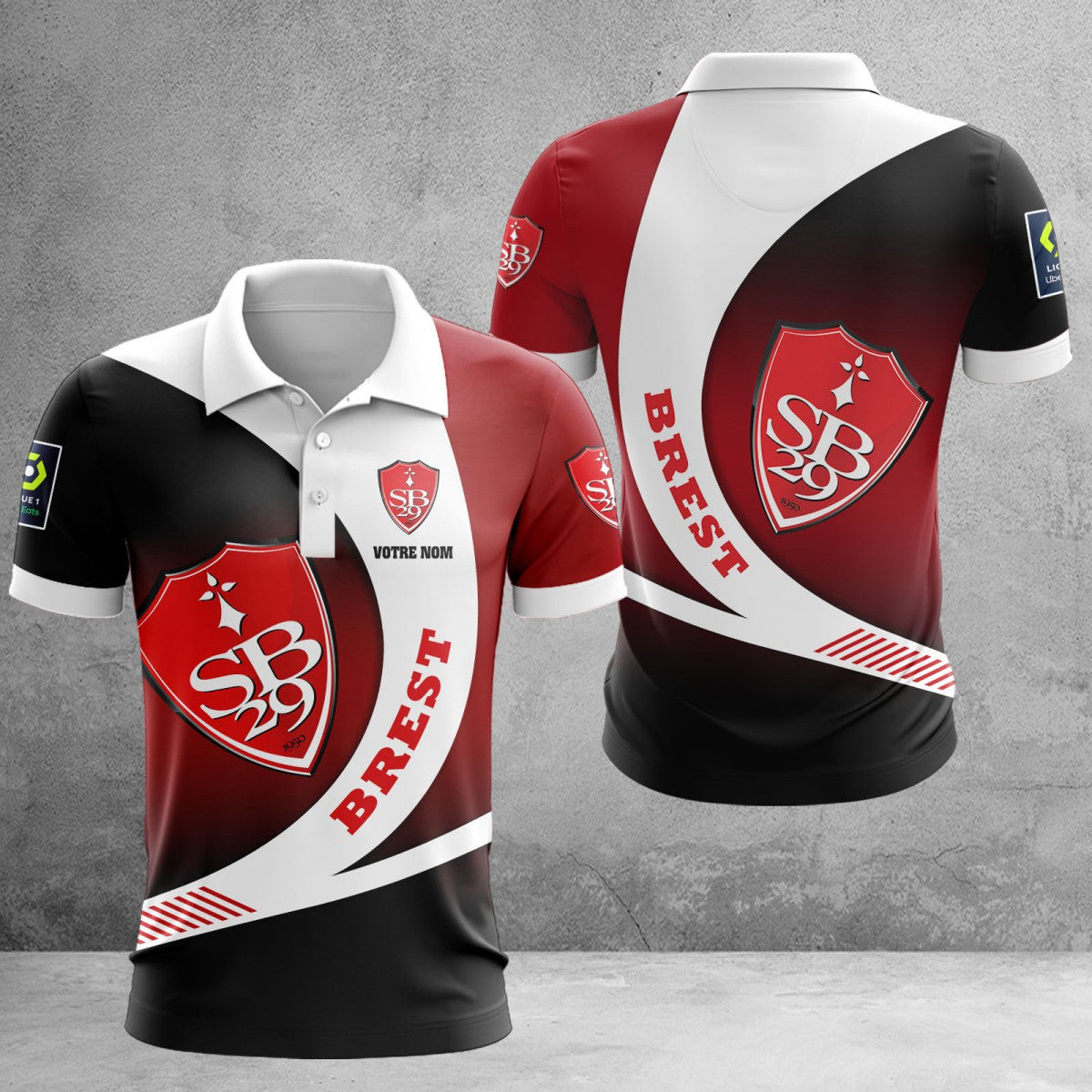 Polo Stade Brestois 29 08 - Polo Football de Ligue 1