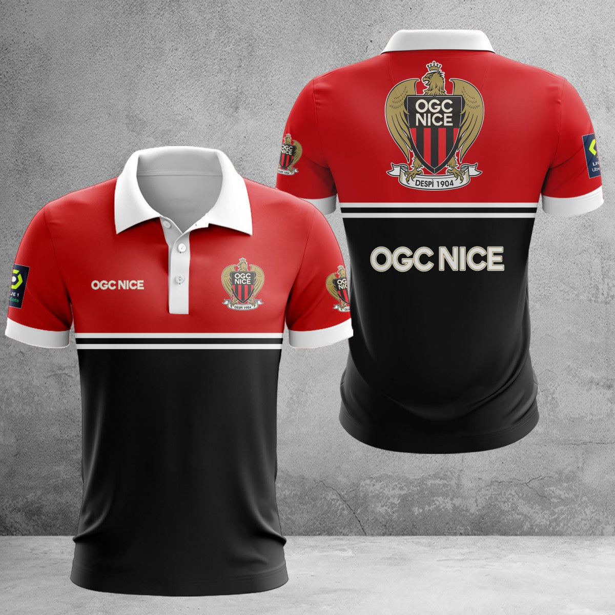 Polo OGC Nice 09 - Polo Football de Ligue 1