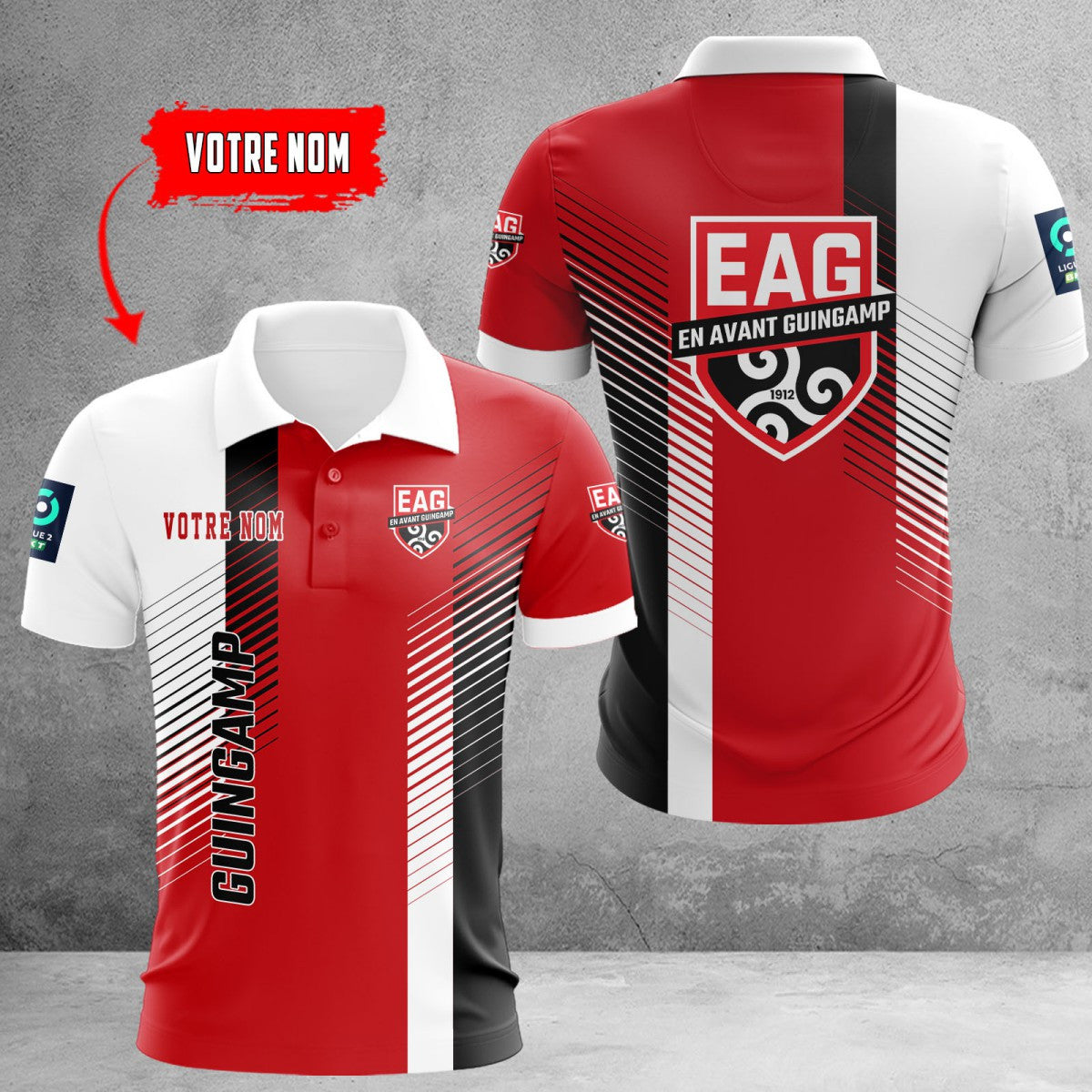 Polo En Avant Guingamp 03 - Polo Football de Ligue 2