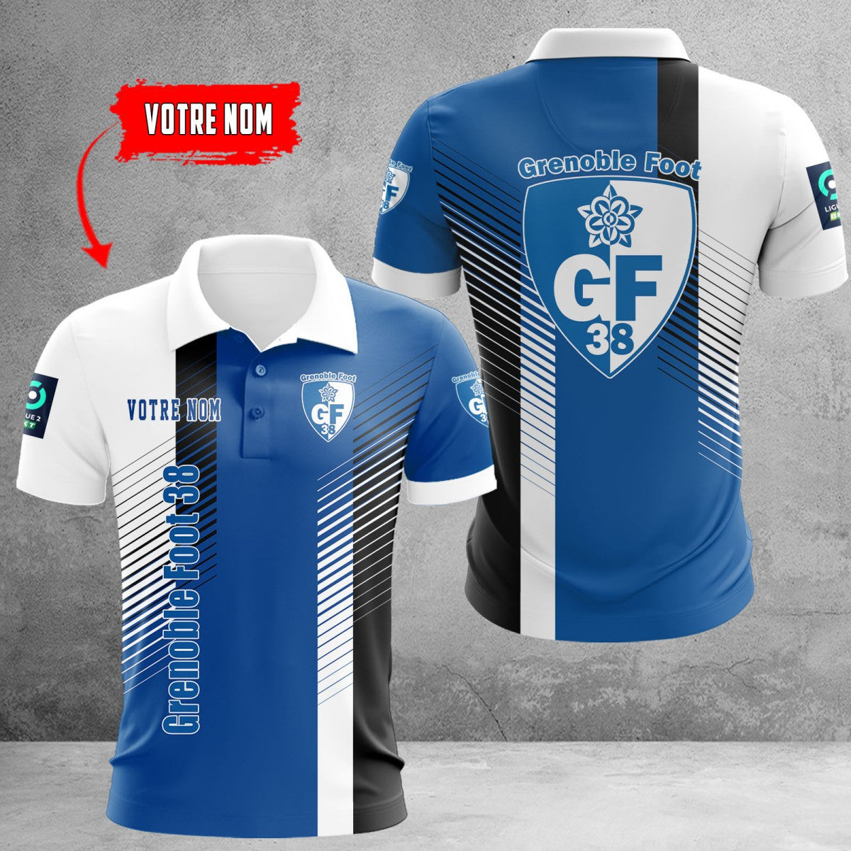 Polo Grenoble Foot 38 03 - Polo Football de Ligue 2