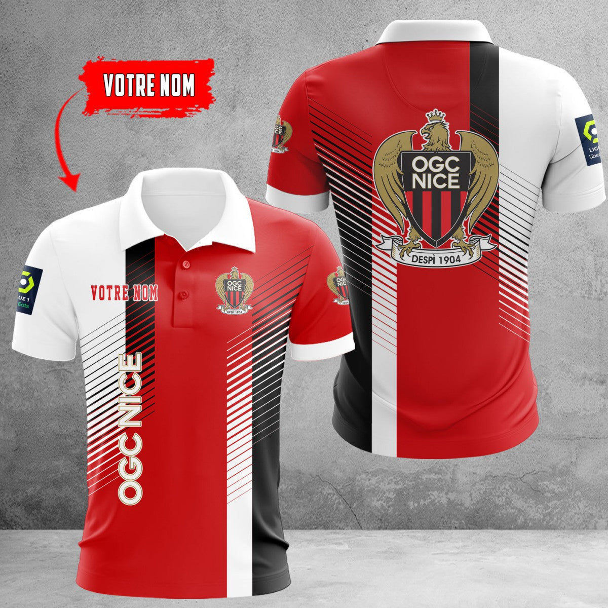 Polo OGC Nice 07 - Polo Football de Ligue 1