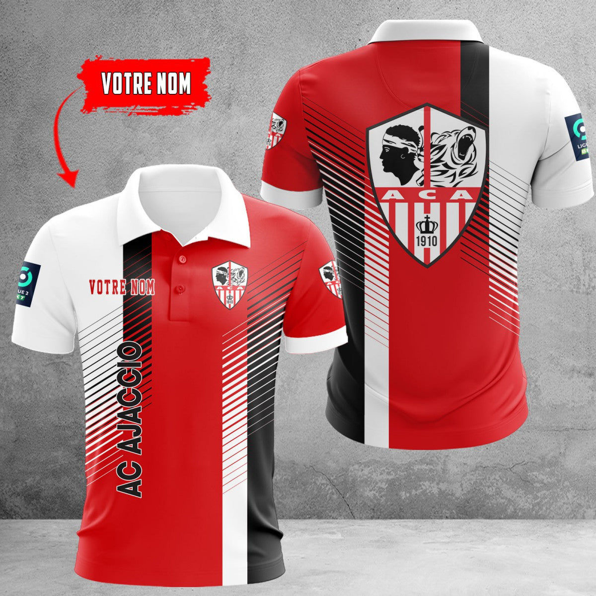 Polo AC Ajaccio 05 - Polo Football de Ligue 2